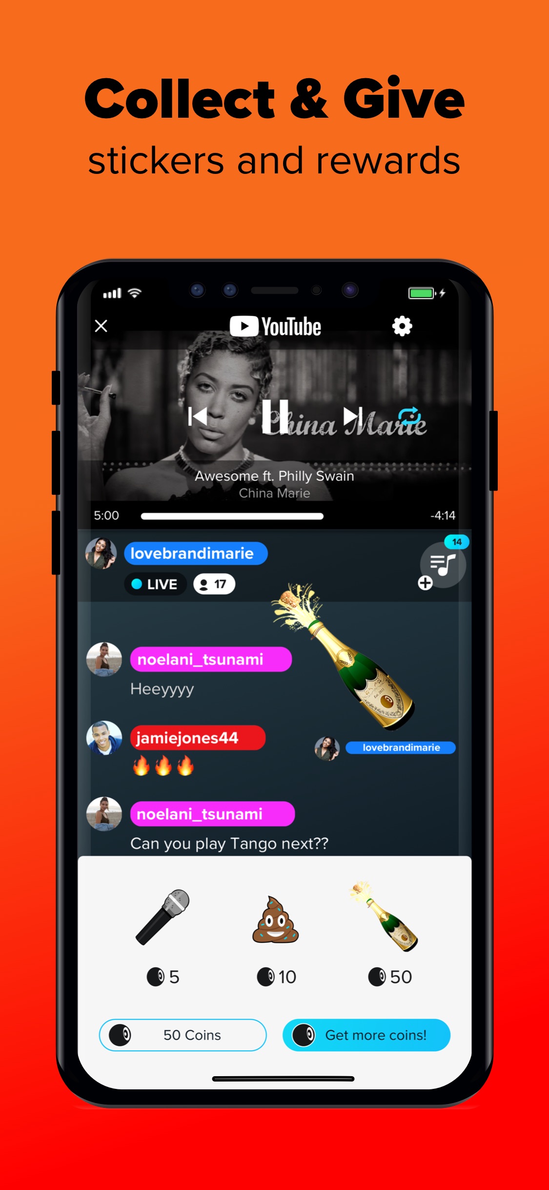 Screenshot do app AmpMe - Speaker Booster