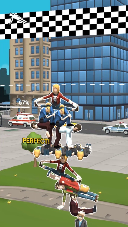 Human Tower!