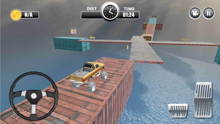 Impossible Road Monster Truck screenshot-3