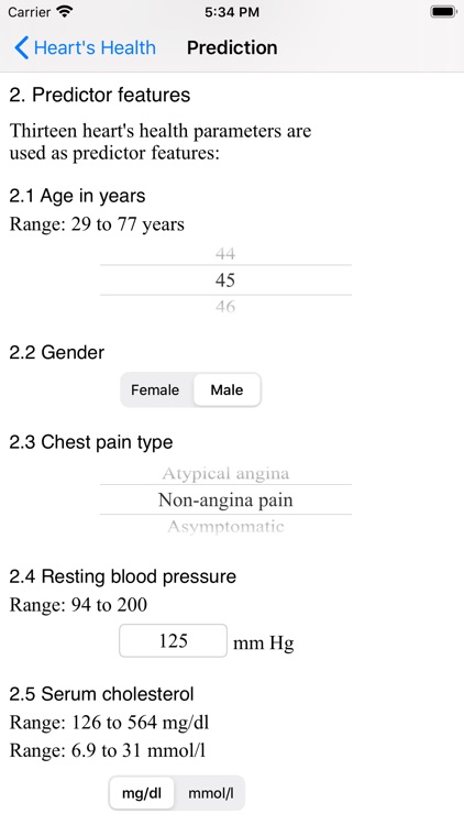 Heart's Health Prediction screenshot-5