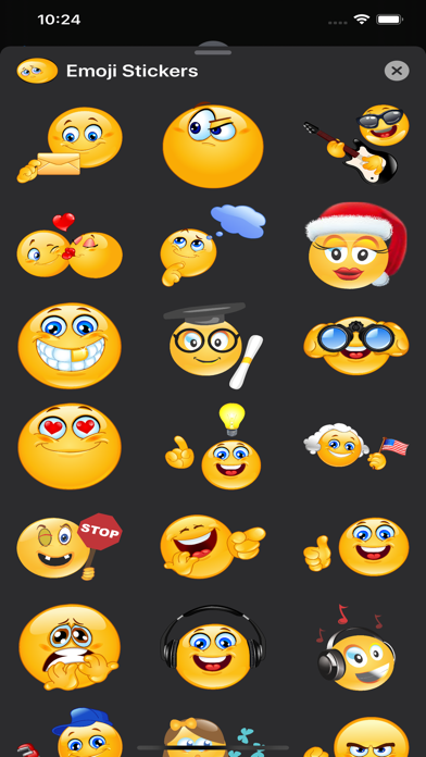 Screenshot #1 pour Emojis Gold & Stickers
