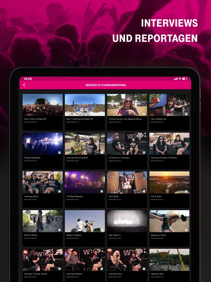 MAGENTA MUSIK 360 live Streams