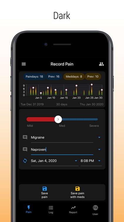 PainLog - migraine, pain, meds screenshot-8