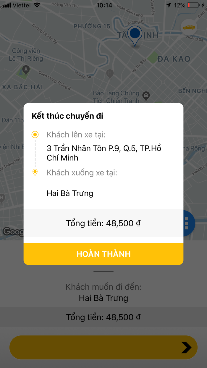 Tài Xế Taxi Minh Thông
