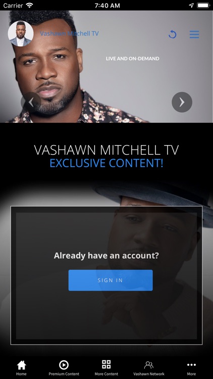 Vashawn Mitchell TV