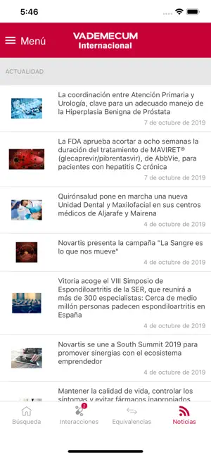 Imágen 9 Vademecum Internacional iphone