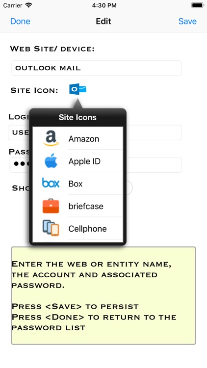 BioVoice Password Storage screenshot-3