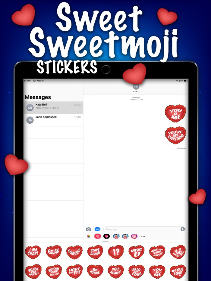 Sweet Sweetmoji Stickers