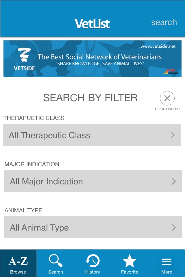 VetList - Vet Drug formulary screenshot 2