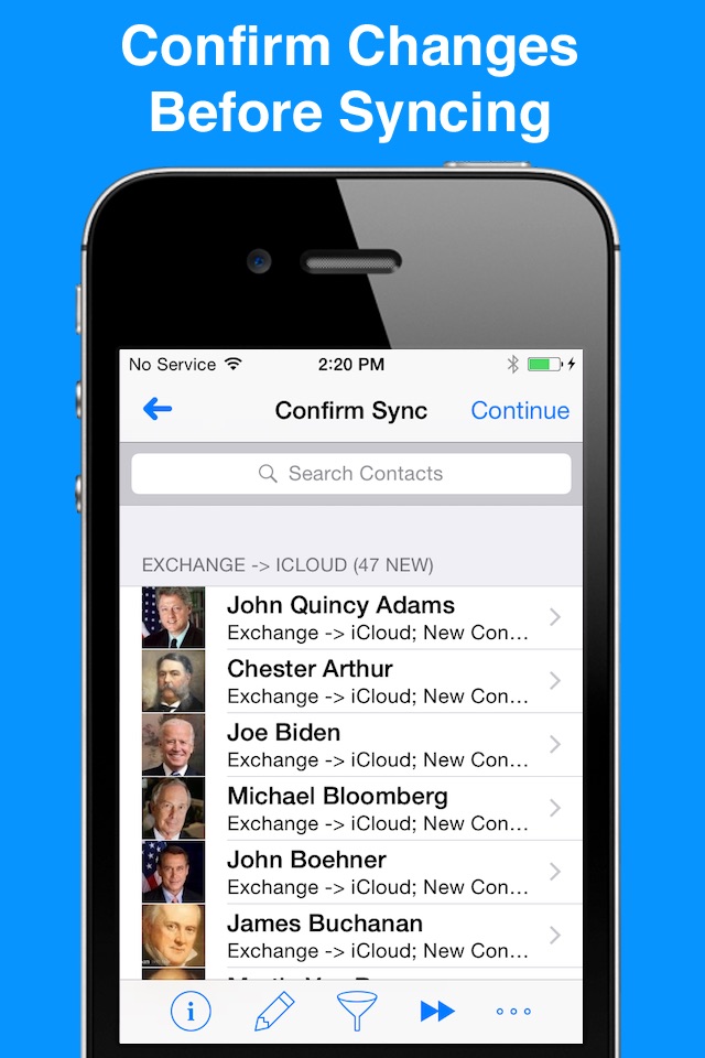 Contacts Mover Pro screenshot 3