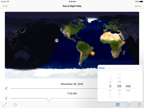 Day & Night Map - náhled