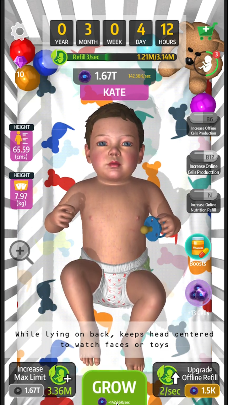 Idle 9 Months iOS Mod IPA screenshot 6 - iOS game interface