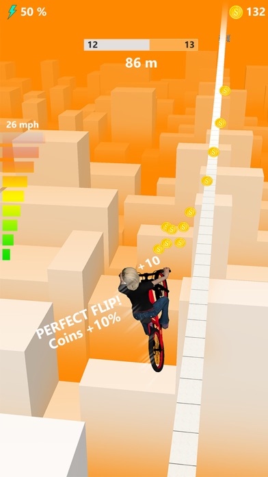 BMX Bicycle Flip Game screenshot 2