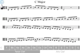 Game screenshot Major Scales Alto & Tenor Clef apk