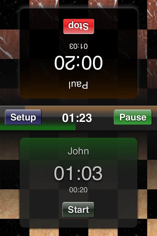 Chess Clock App screenshot 2