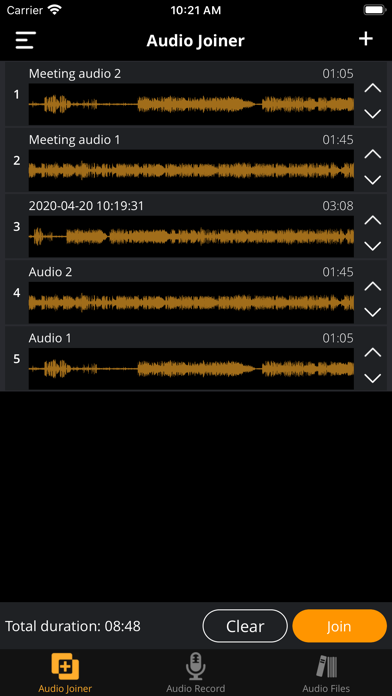 Audio Joiner: Merge & Recorder screenshot 2