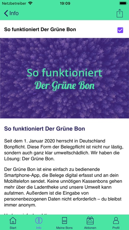Der Grüne Bon