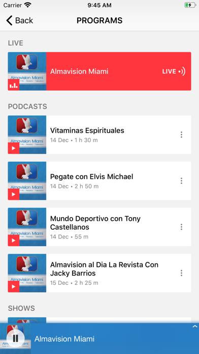 Almavision Miami Radio screenshot 3