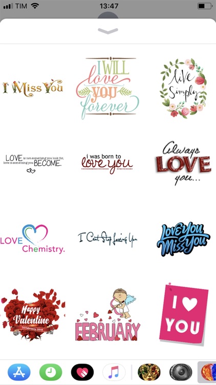 True Love - Valentine Stickers