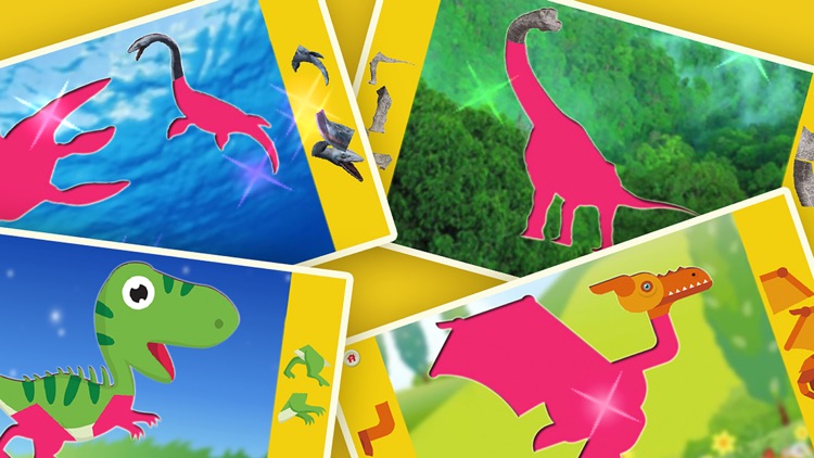 Dinosaur jigsaw puzzles games screenshot-3