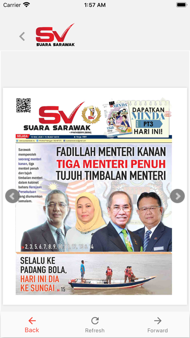 Suara Sarawak e-paper screenshot 2