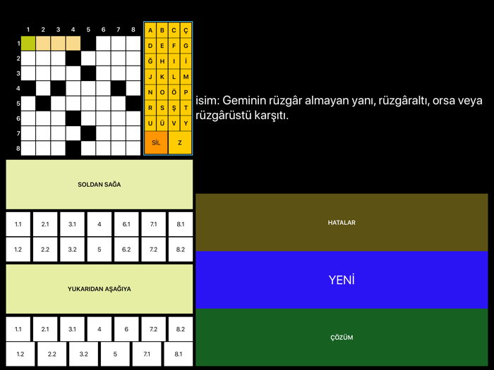 Çapraz Kare Bulmaca