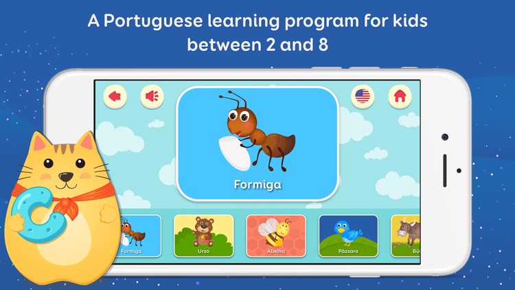 Learn Portuguese for Kids 2+