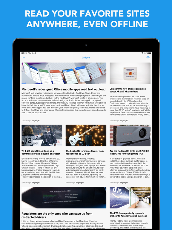 Newsify: Your News, Blog & RSS Feed Reader screenshot