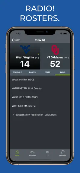 Game screenshot West Virginia Football apk