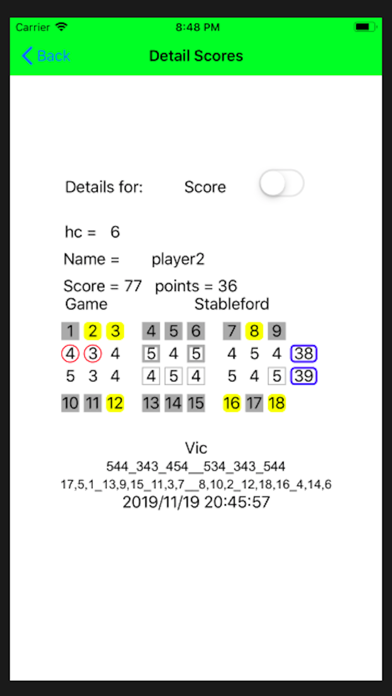 GolfScore_v1 screenshot 3