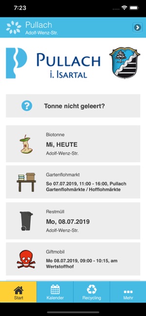 Pullach Abfall-App