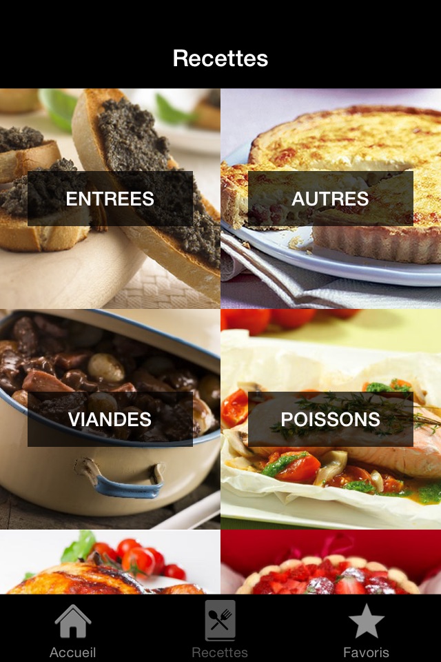 Recettes de cuisine française screenshot 2