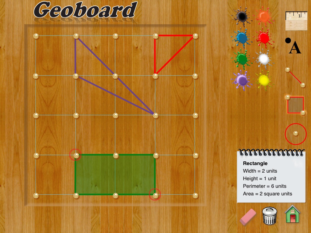 Hands-On Math Geoboard screenshot 3