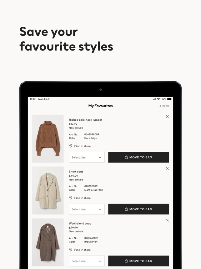H M We Love Fashion On The App Store