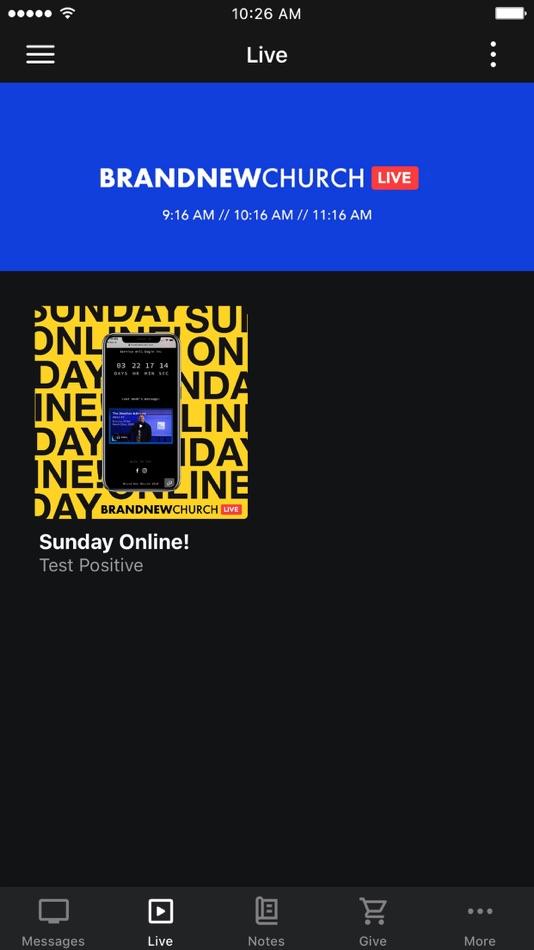 Brand New Church di Brand New Church (iOS App) — AppAgg