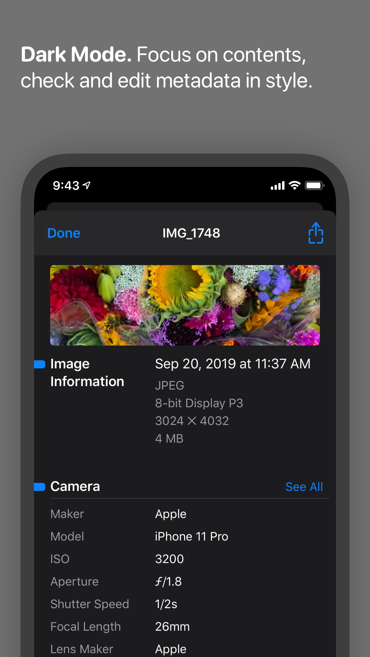 Screenshot do app Metapho