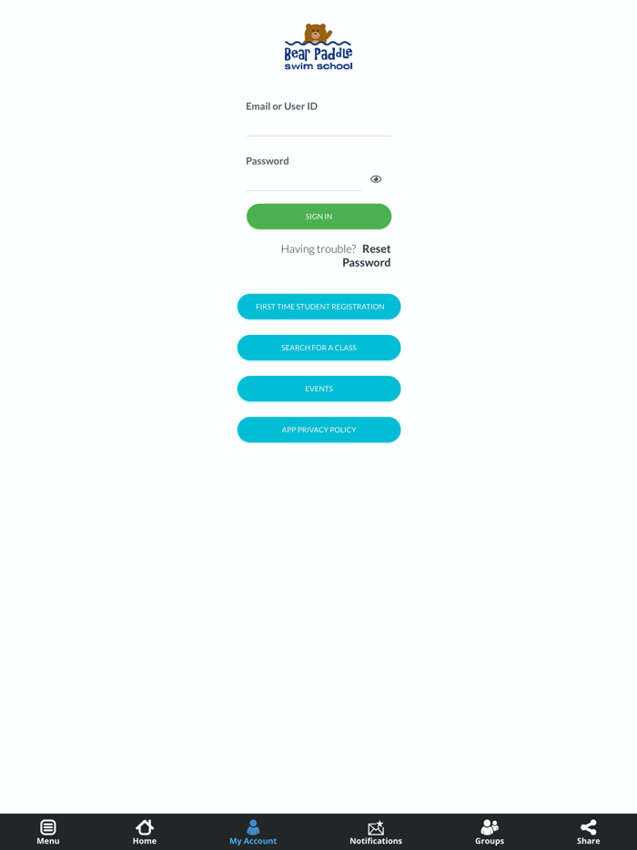 Bear Paddle Swim School