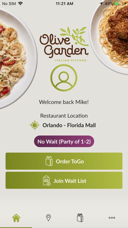 Olive Garden Italian Kitchen screenshot-0