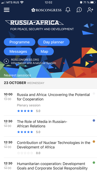 How to cancel & delete Summit and Forum Russia-Africa from iphone & ipad 1