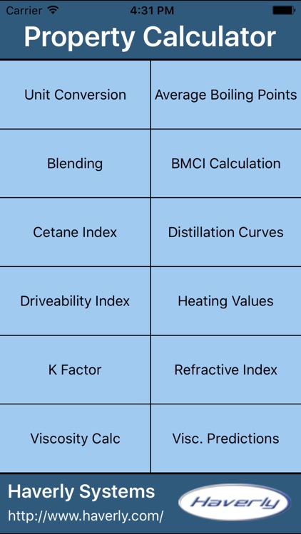 Haverly's Property Calculator