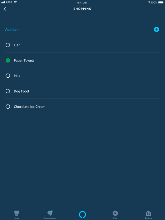 iPad Image of Amazon Alexa
