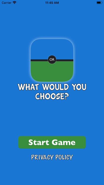 What would you choose?