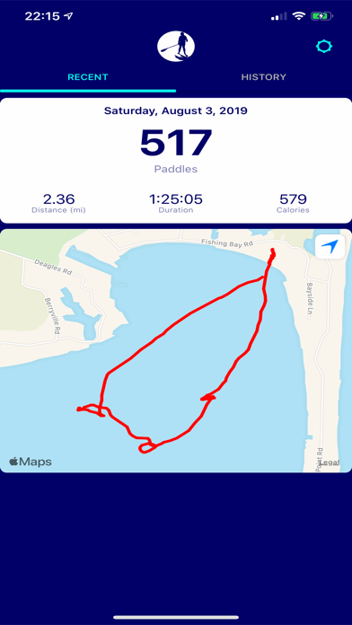 Paddlz: Paddle Fitness Tracker Screenshot 1