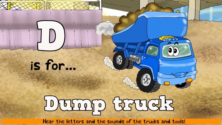 Construction Truck Games ABC screenshot-3