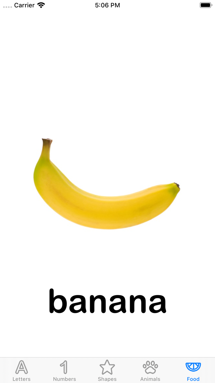 First Words Flashcards App