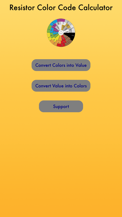 How to cancel & delete Resistor Color Code Calculator from iphone & ipad 1