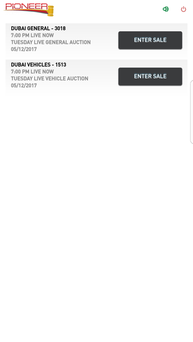 Pioneer Auctions LiveBid screenshot 2