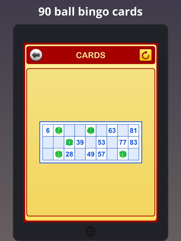 Cartones de Bingo screenshot 2