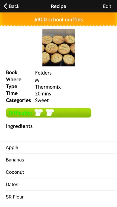 My Recipe Index screenshot 3