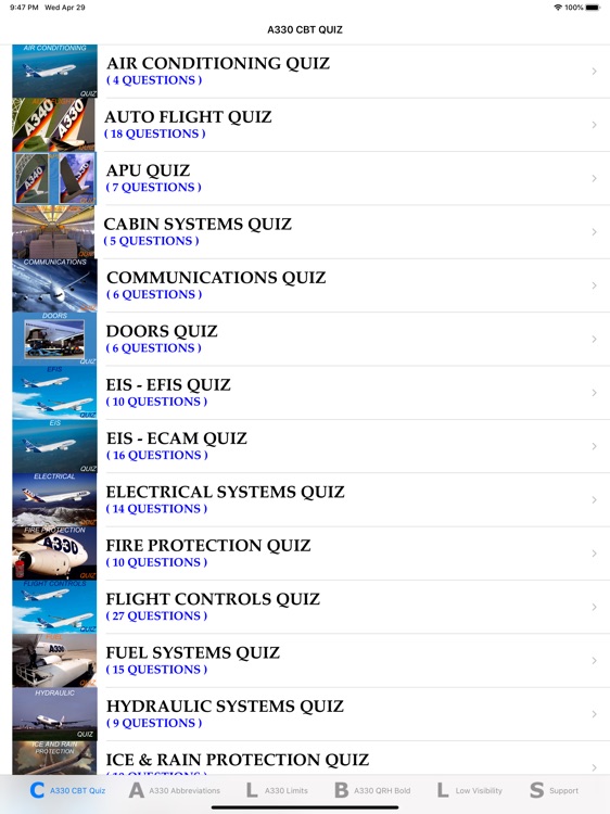 A330 CBT Quiz